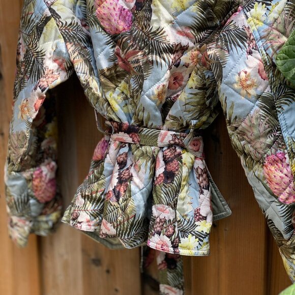 H&M | Green Multi Wrap Jacket | Size 8 |  Rare Find - Picture 6 of 11